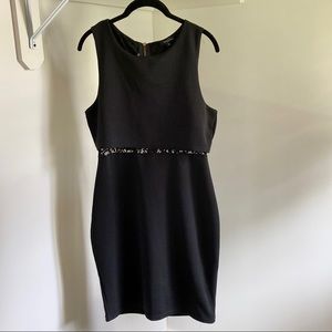 Layered / Tiered Black Dress by New Look from ASOS